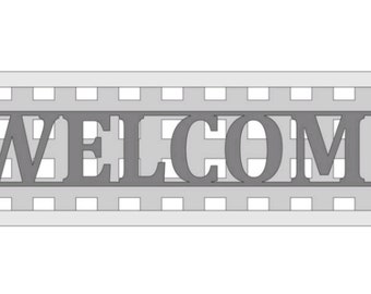 Welcome Check Sign SVG