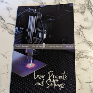 Laser Projekt und Einstellungen Logbuch: Journal für die Verfolgung von Projekten, Dateinamen, Käufe, Materialien, Einstellungen, Details und mehr!