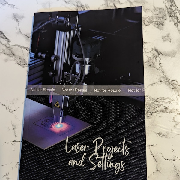 Laser Project and Settings Log Book: Journal for Keeping Track of Projects, File Names, Purchases, Materials, Settings, Details and More!