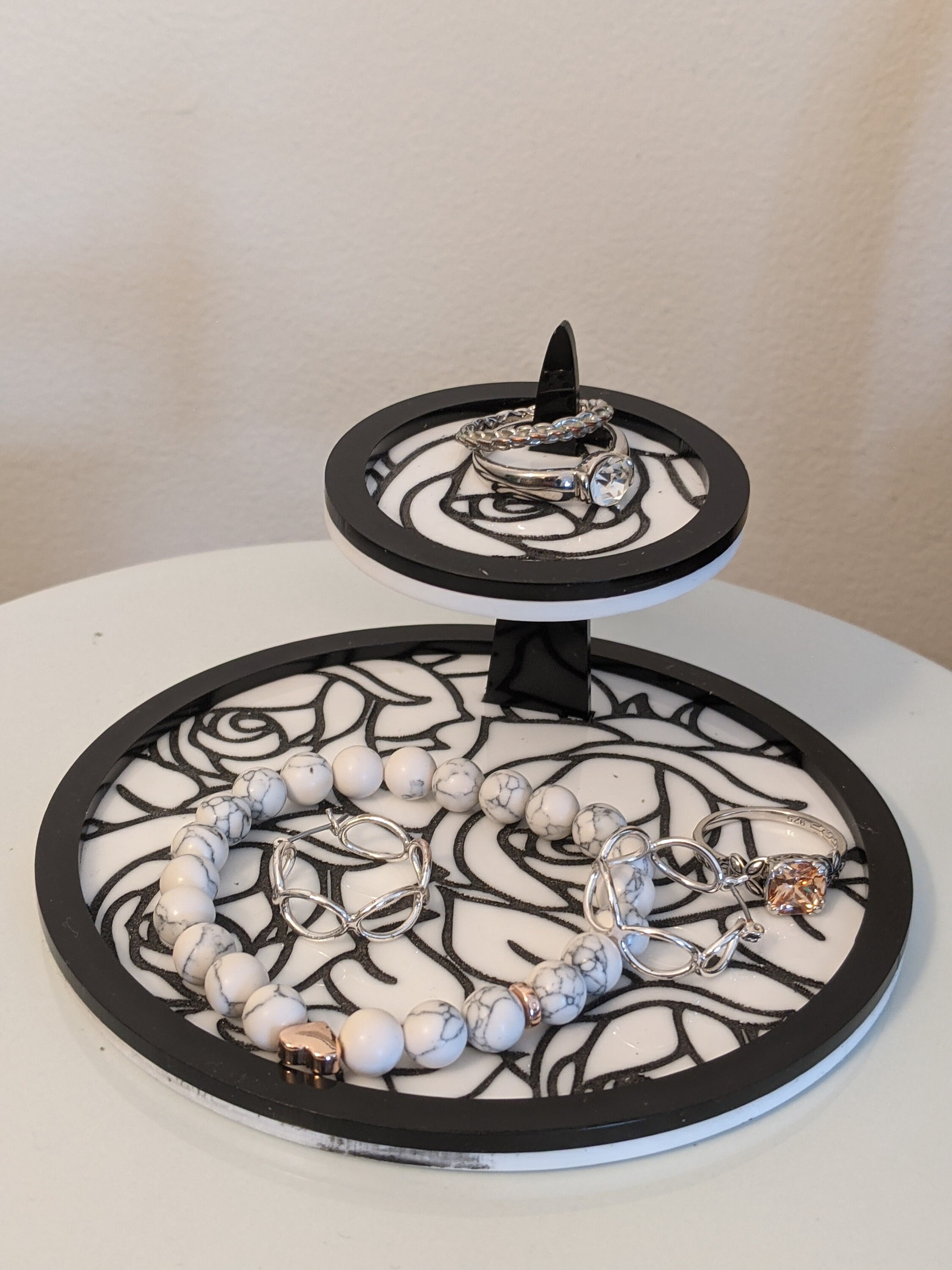Tiered Tray Jewelry Holder Etsy