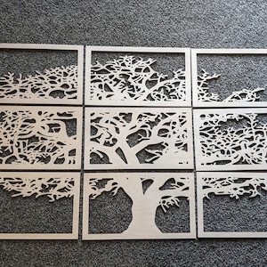 9 Panel Tree of Life SVG