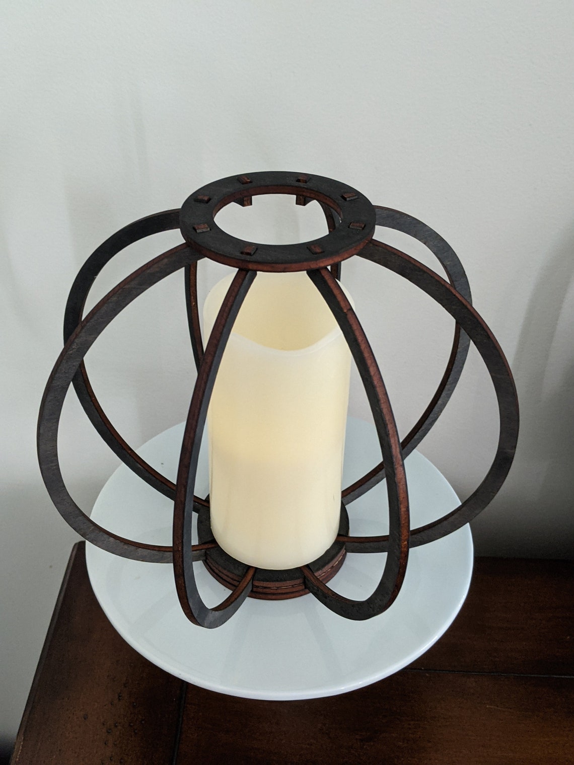 Circle Candle Holder Etsy