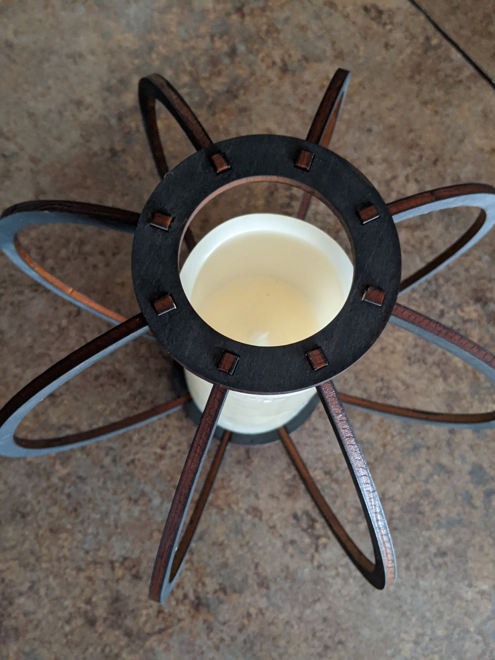 Circle Candle Holder Etsy