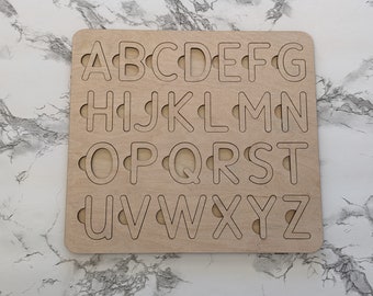 Alphabet and Name puzzle svg