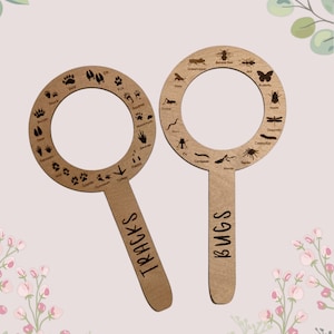 Animal Tracks and Bug Finder Wands SVG