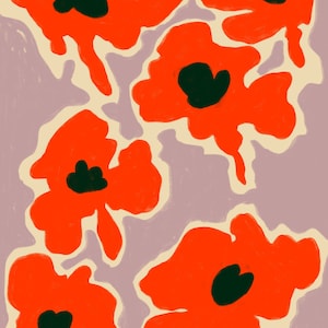 Impression d'art numérique COQUELICOT