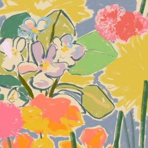 MORNING GARDEN digital art print
