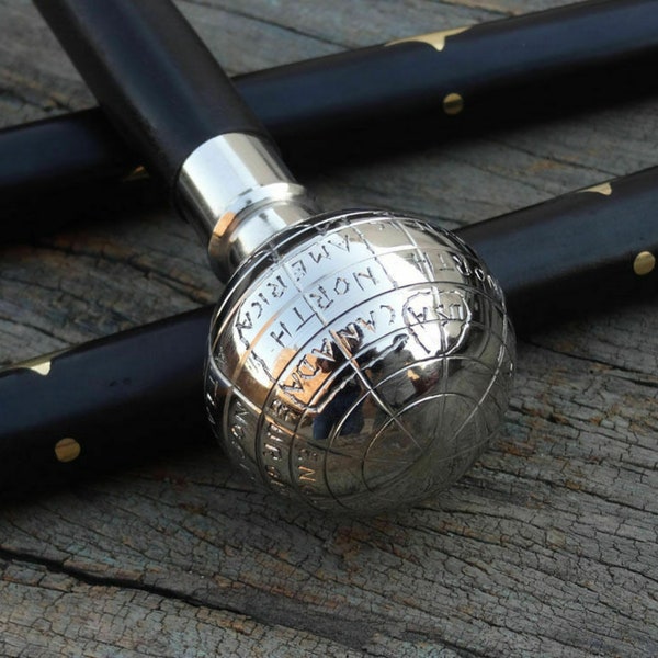 Wooden Walking Stick Etsy