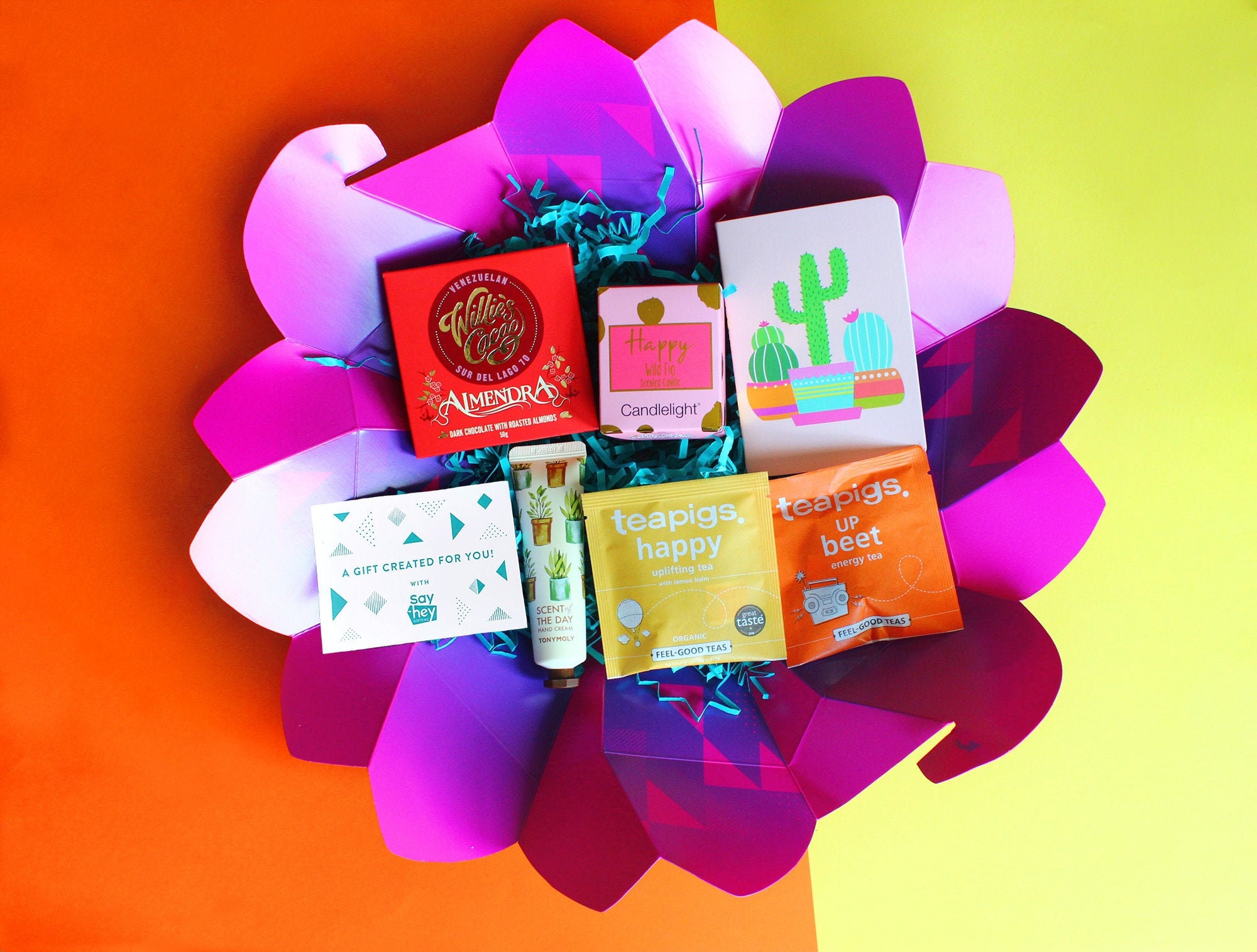 Happy gift box themed gift set Morale booster happy gift Etsy