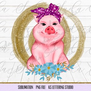Cute pig funny design sublimation , Sublimation Designs Download, Clipart, Printable File, Digital Download, Iron On Shirt Design