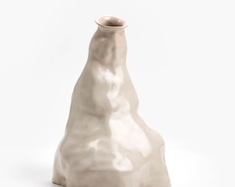 Beige vase