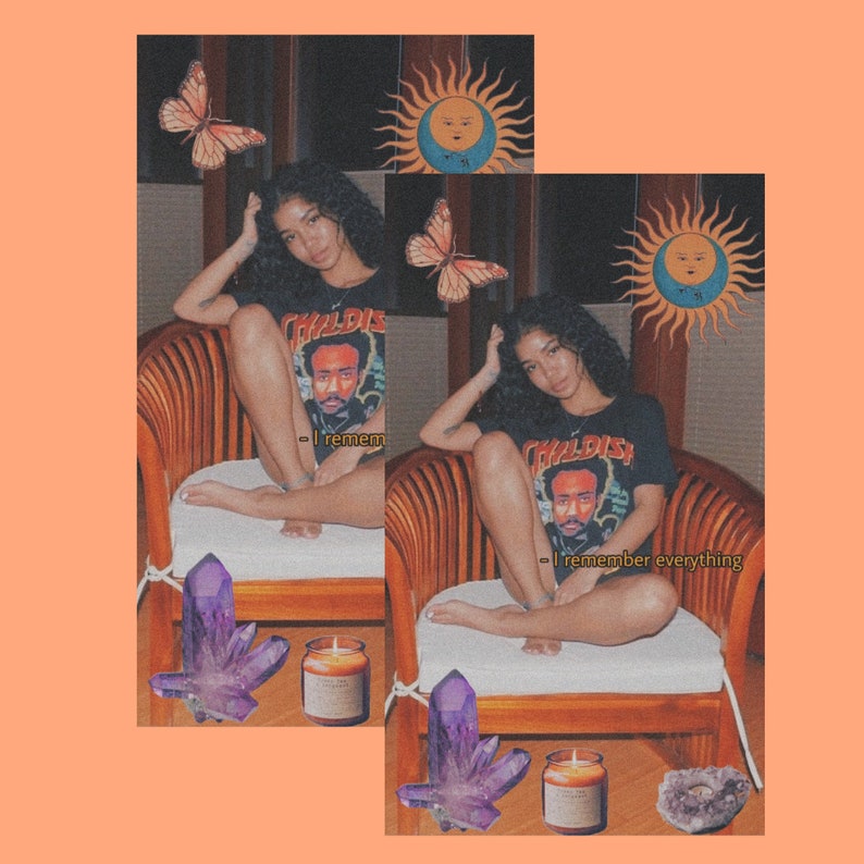 Jhené Aiko Chilombo Tour Merch Album Mood Board Aesthetic Etsy