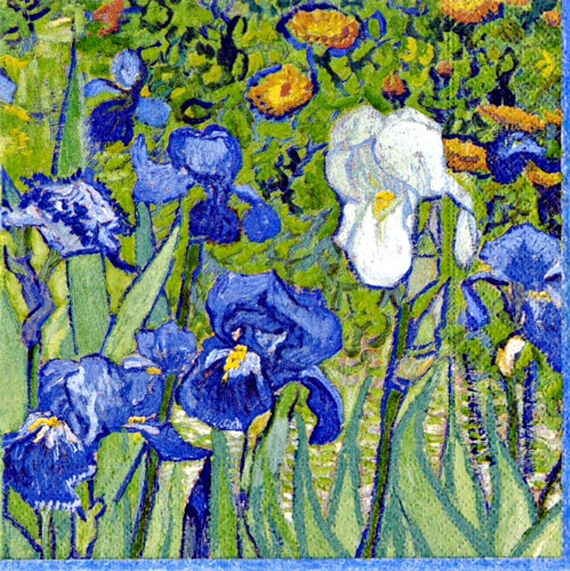 История картины ван гога ирисы