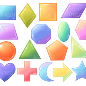 Vormen illustraties, geometrische figuren illustraties, vormen png, wiskunde illustraties, onderwijs illustraties, cirkel, vierkant, driehoek, pentagon, ovaal