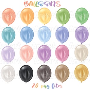 Balloon clip art, transparent clip art, rainbow balloons png, balloons png, birthday clip art, balloons decor, party clip art, baby shower