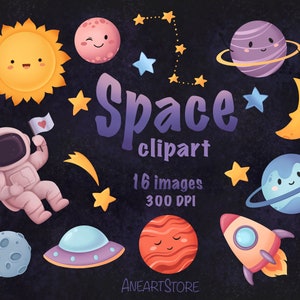Imágenes prediseñadas de espacio - Imágenes prediseñadas de planetas - Imágenes prediseñadas de astronauta - Impresión digital espacial - Imágenes prediseñadas de cohetes - Imágenes prediseñadas de OVNI - Imágenes prediseñadas de nave espacial - Papel espacial