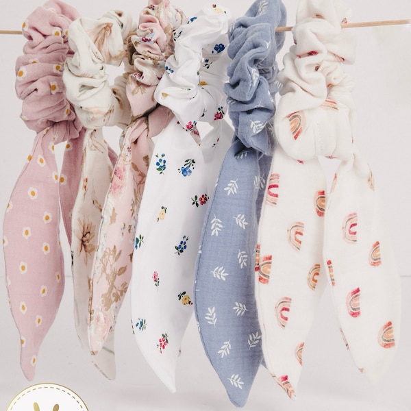 Scrunchie Scrunchies Haargummi Haarschleife Haarschmuck Geschenk Geschenkidee