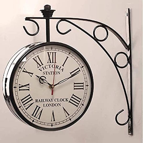 Buy Double Sided Clock - Etsy