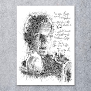 Bladerunner | Movie Quote | Unique Art Print | Home Decor