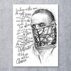 Silence of the Lambs | Movie Quote | Unique Art Print | Home Decor