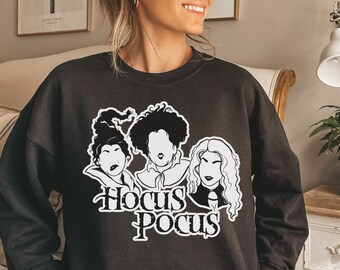 Sanderson Sisters PNG, Hocus Pocus Png, Black & White Witch Sublimation Design, Fall Png, Sublimation Design, Hocus-Pocus, Halloween Design