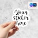 see more listings in the Sticker Mockups section