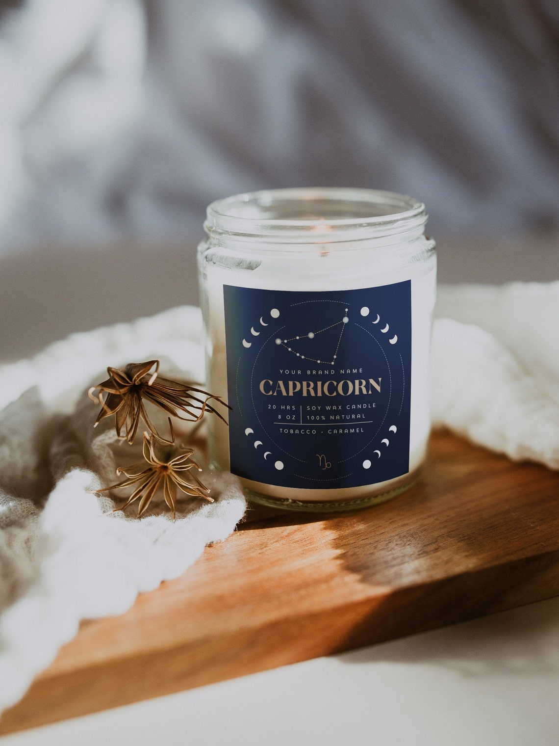 Astrology Candle Label Set Zodiac Labels Birthdate Candle Etsy