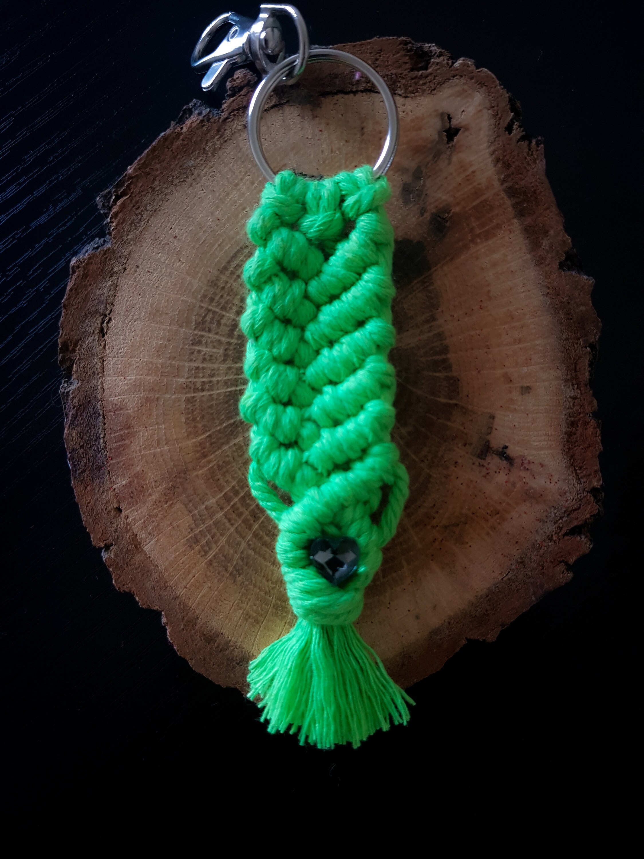 Macrame Pendant Macrame Key Ring Macrame Accessories Etsy