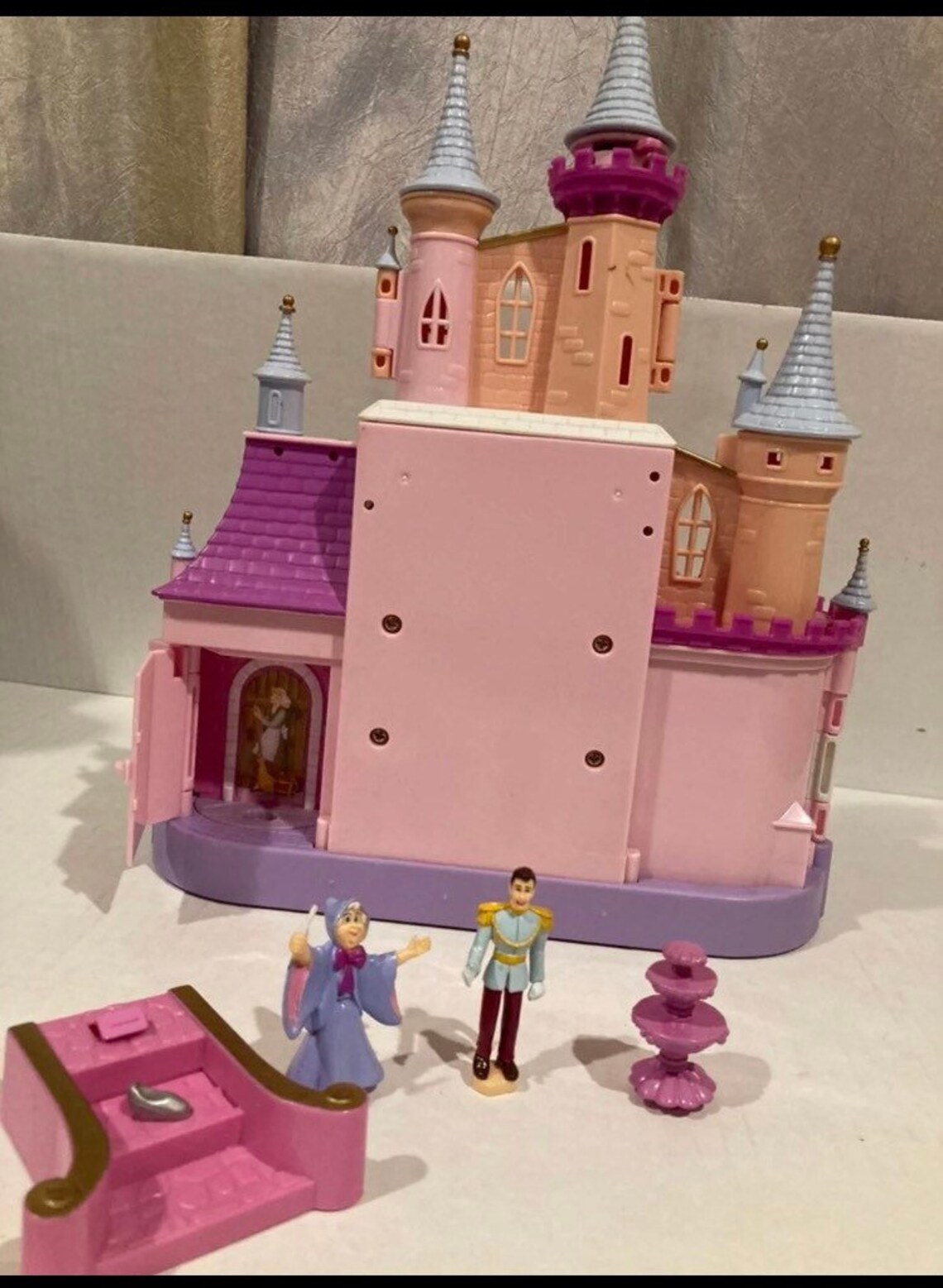 Vintage Polly pocket princess musical castle / Cinderella Etsy