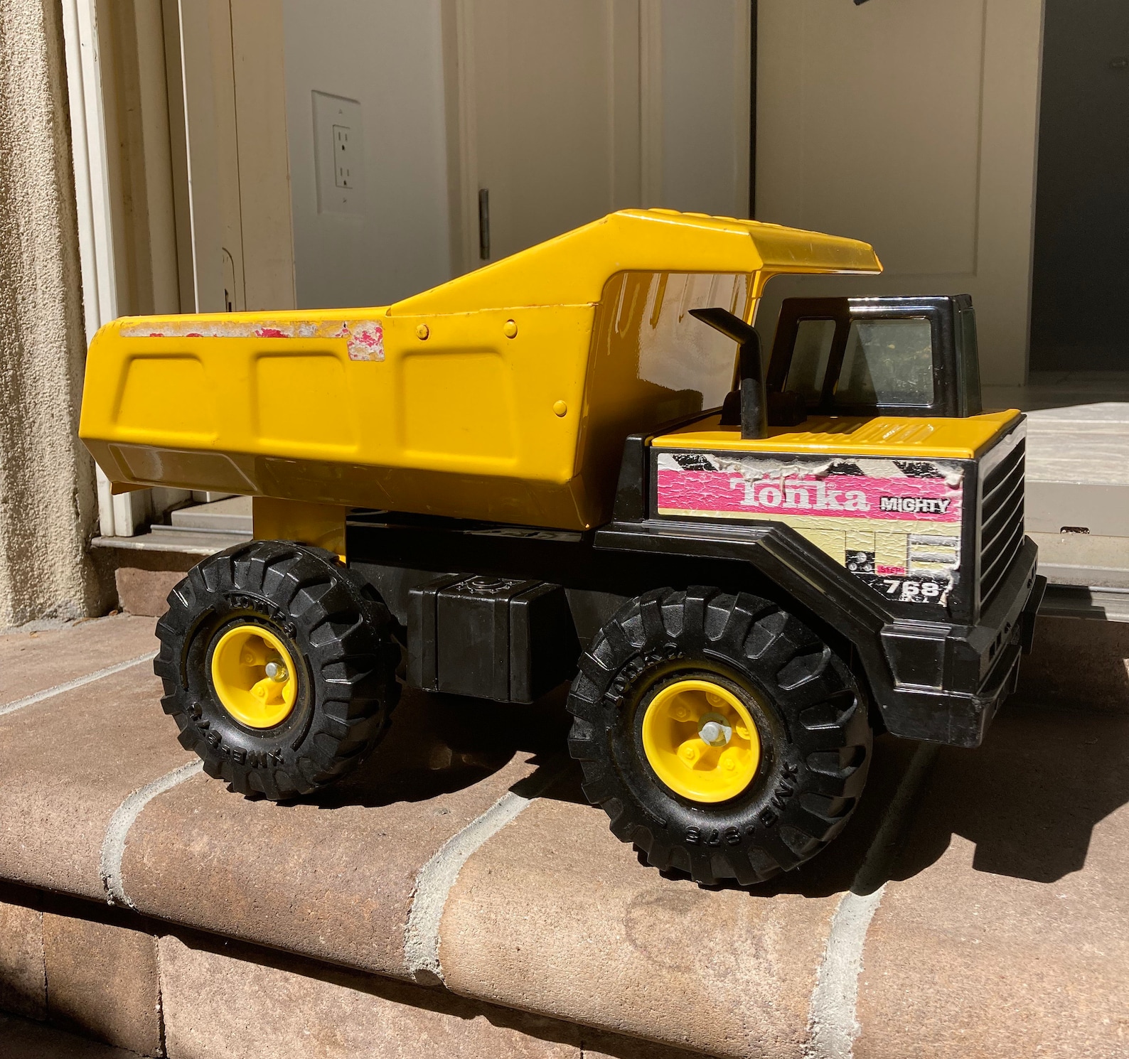 Vintage Tonka mighty 768 xmb 975 Dump Truck Yellow Dump | Etsy