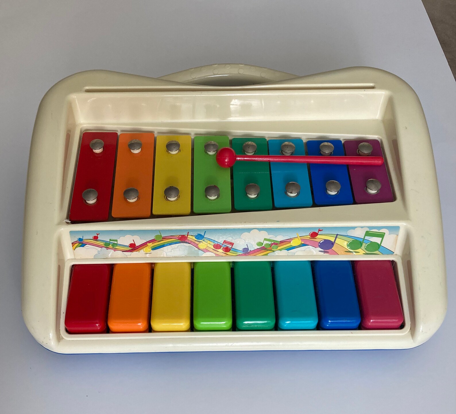 Vintage xylophone piano child tap a tune xylophone toy/ Etsy