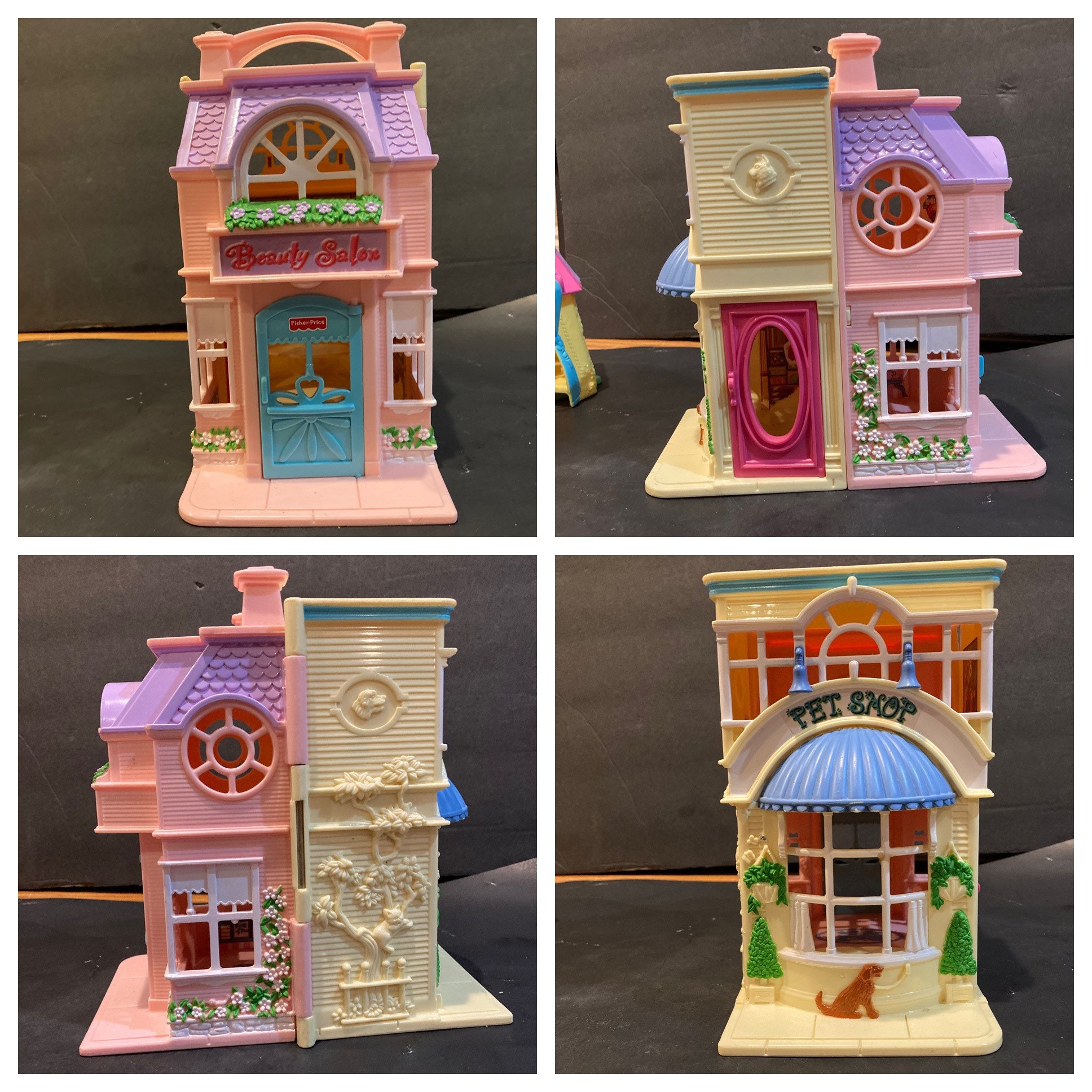Fisher price sweet streets beauty salon / pet shopbeach house Etsy