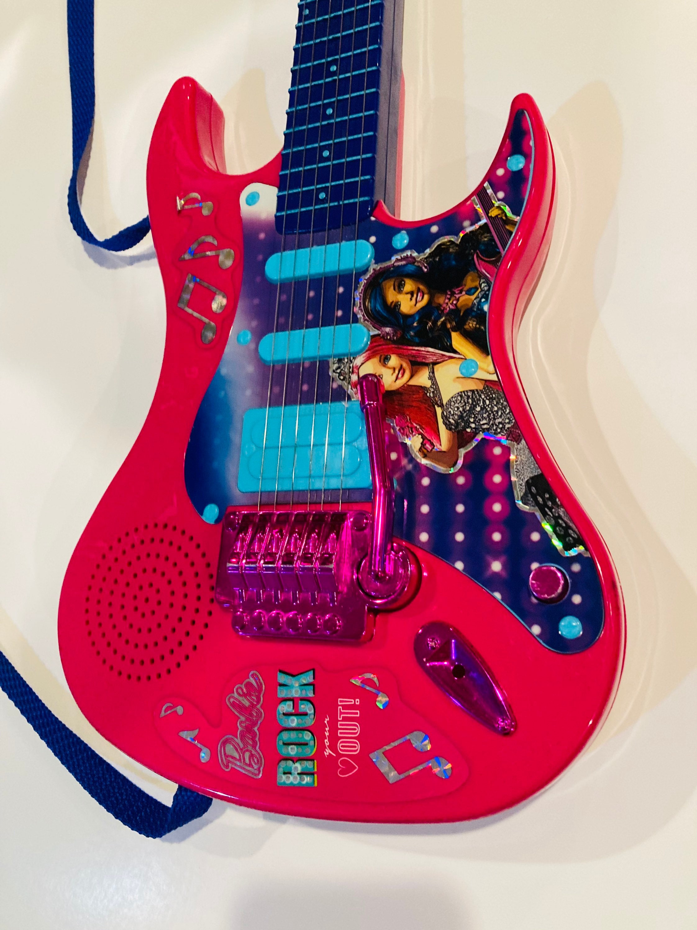 Mattel Barbie electric guitar Barbie rock & royal electric | Etsy
