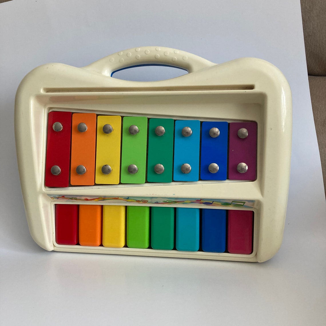 Vintage xylophone piano child tap a tune xylophone toy/ Etsy