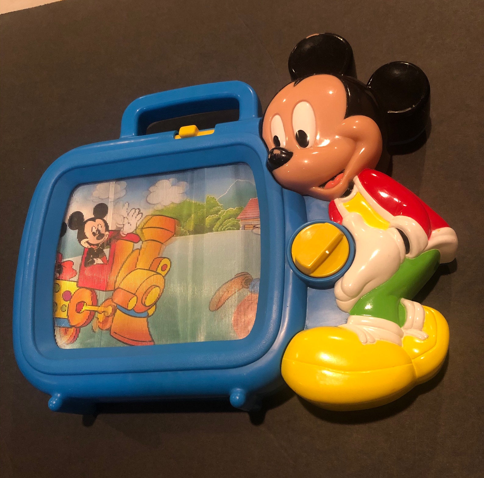 Disney Arco wind up TV musical / vintage musical wind up toy Etsy