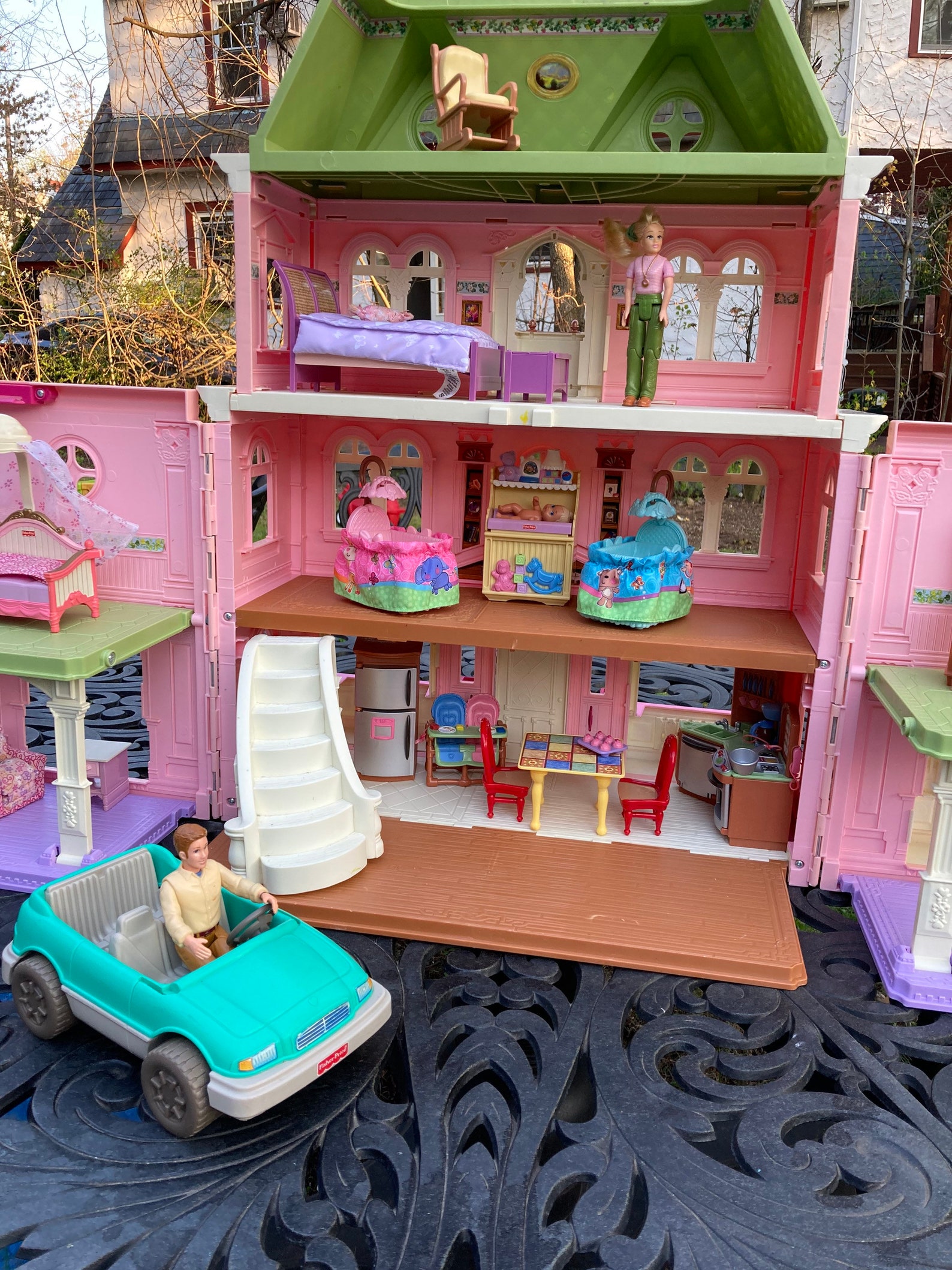 Fisher price loving family dollhouse fisher price grand Etsy