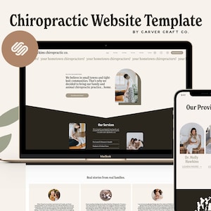 Chiropractic Website Template! | Squarespace 7.1
