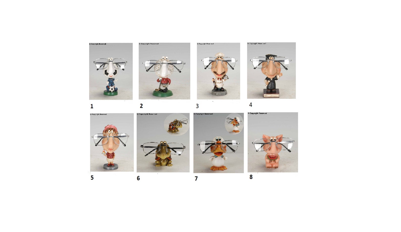 Novelty Eyeglass Holder Stand Spectacle Specs Reading Glasses Etsy