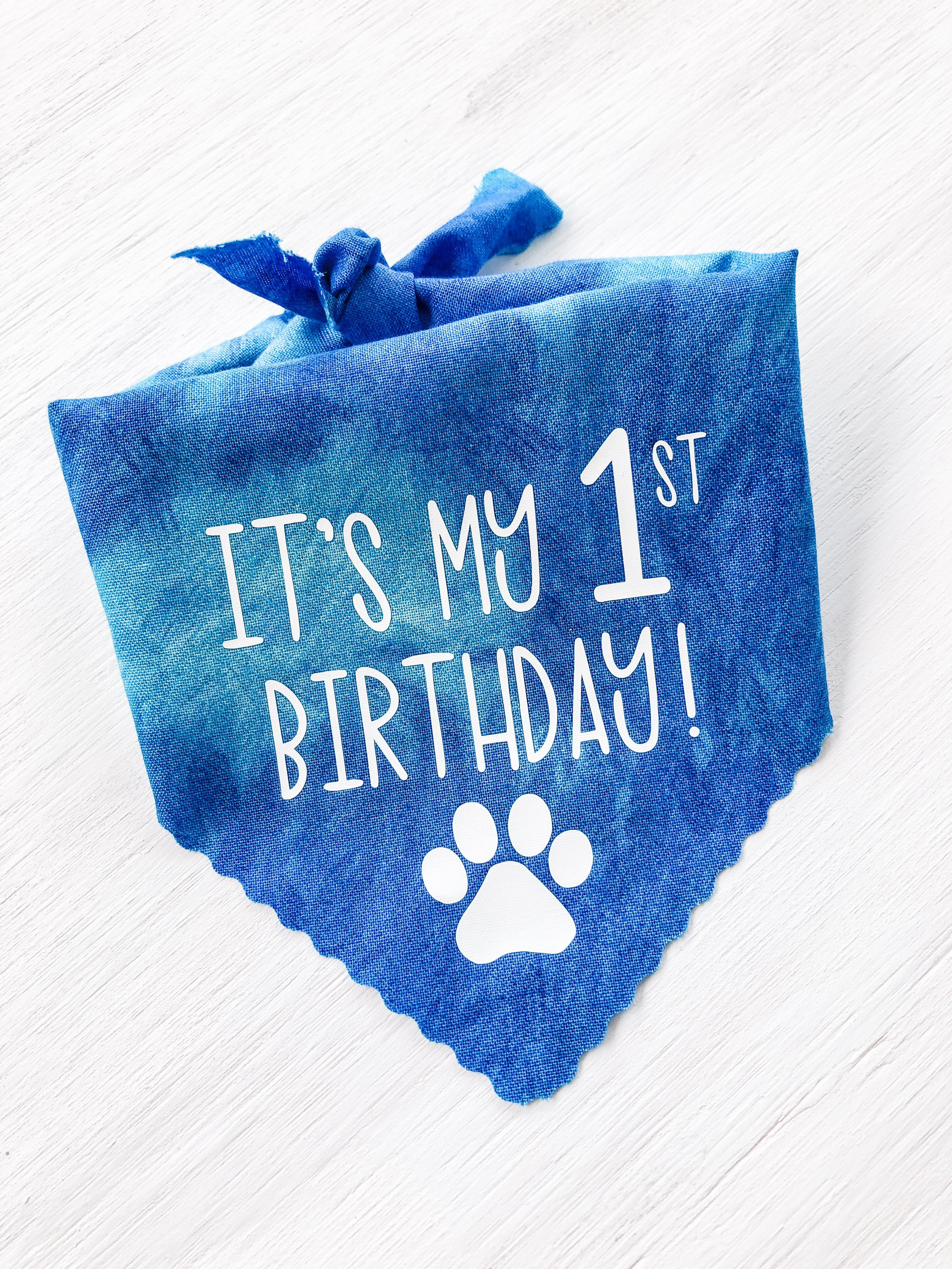It's My First Birthday Dog Bandana Etsy