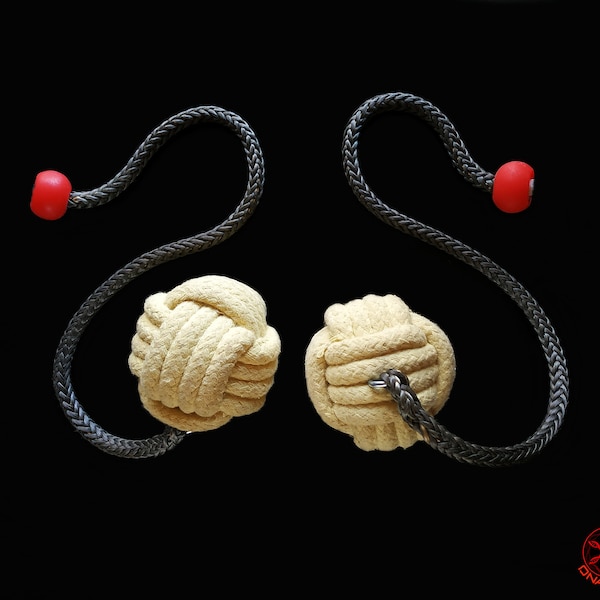 Monkey Fist fire Poi - Personnalisable