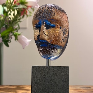 Kosta Boda Freja Crystal Sculpture by Bertil Vallien: Limited Edition Art Glass