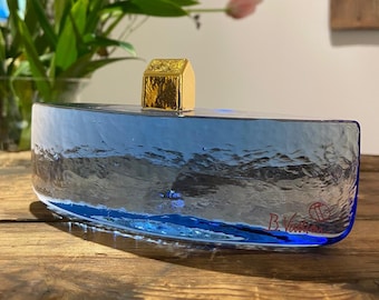 Kosta Boda Bertil Vallien Boot (Schip) Artist Collection Zweden