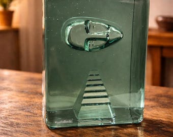 Bertil Vallien Kosta Boda Art Glass Sculpture - 'Azur Stairs' - Limited Edition