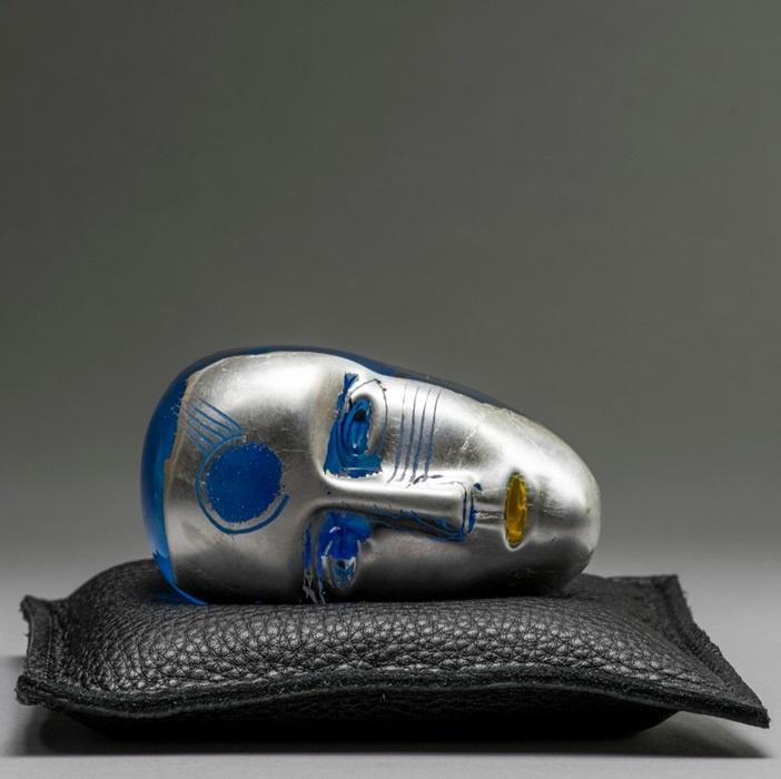 Kosta Boda Crystal Brains Sculpture: Bertil Vallien Art