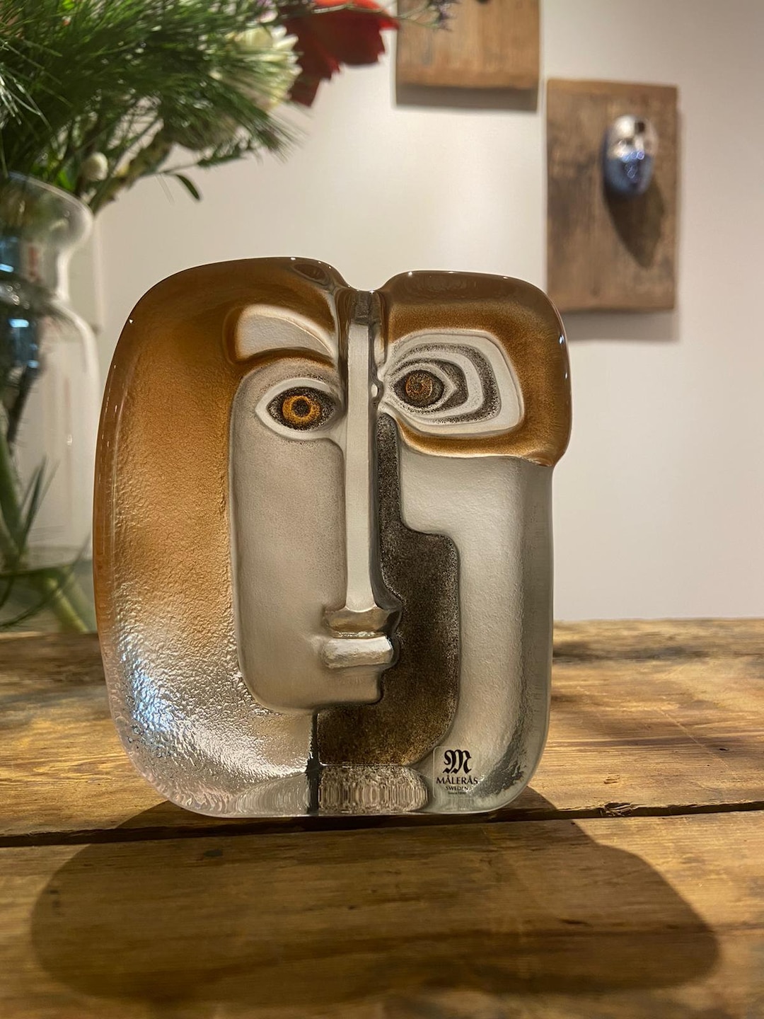 シ*ュ様 【スウェーデンのクリスタルオブジェ】Mats Jonasson作 馬モ スウェーデン Mats Jonasson 鹿 クリスタル オブジェ マッツ