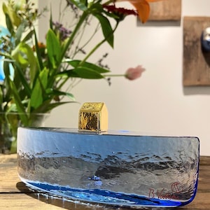 Kosta Boda 'four Elements' Door Bertil Vallien Art Glass Sweden - Etsy