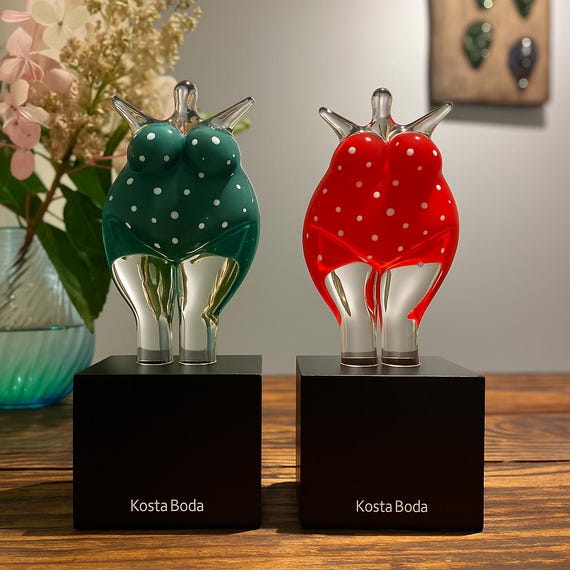 Kosta Boda – 限定版クリスタルアート彫刻 – Kunstglas van Kjell