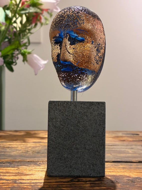 Kosta Boda Freja Crystal Sculpture by Bertil Vallien: Limited