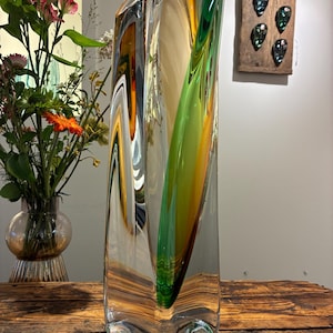 Kosta Boda Saraband van Göran Wärff | Handgemaakte kristalkunst | Sculptuur in beperkte oplage | Zweeds glasontwerp
