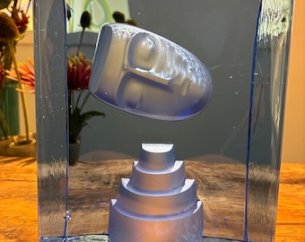 Kosta Boda Bertil Vallien 'Azur Dream' Art Glass Sculpture Sweden